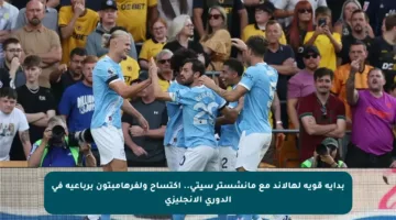 بداية قوية لهالاند مع مانشستر سيتي.. اكتساح ولفرهامبتون برباعية في الدوري الإنجليزي